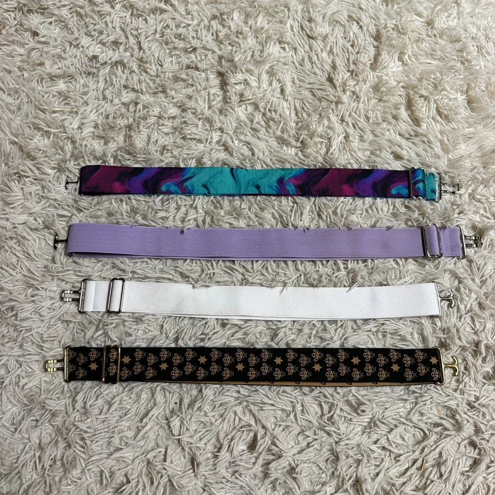 Lot Of 4 Child’s Elastic Horseback Riding Belts. Good Condition.